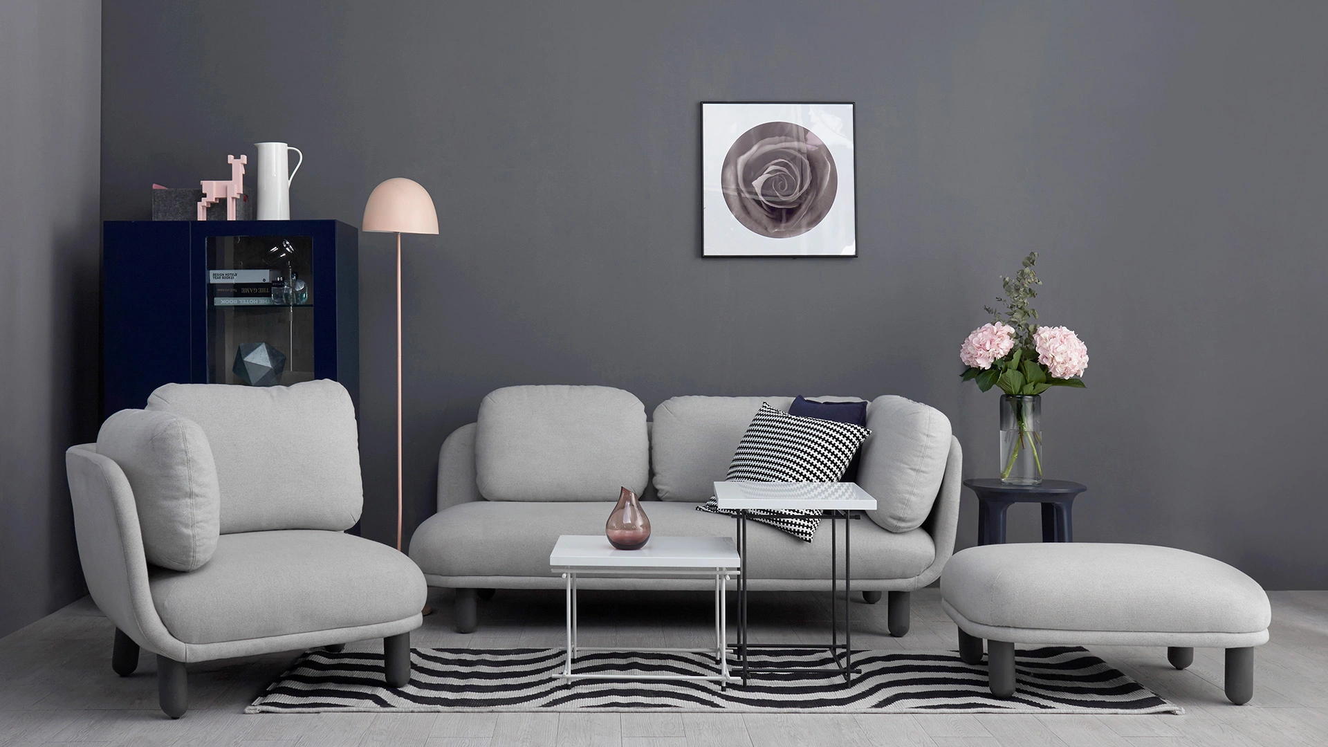 Minimalist bedroom with premium furniture